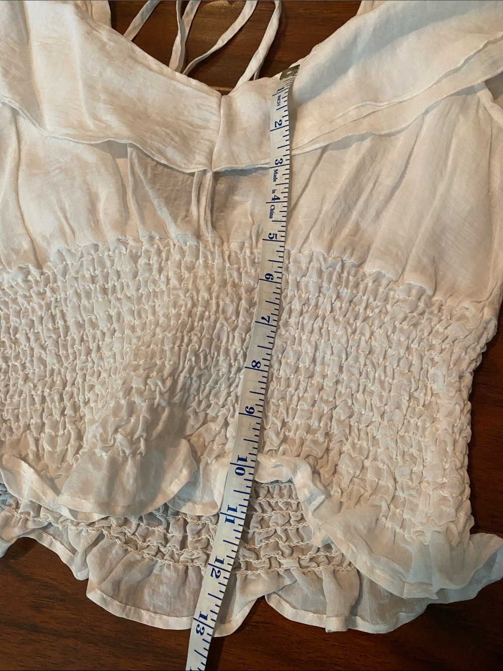 H&M Ruffle Flutter Top - Picture 4 of 6